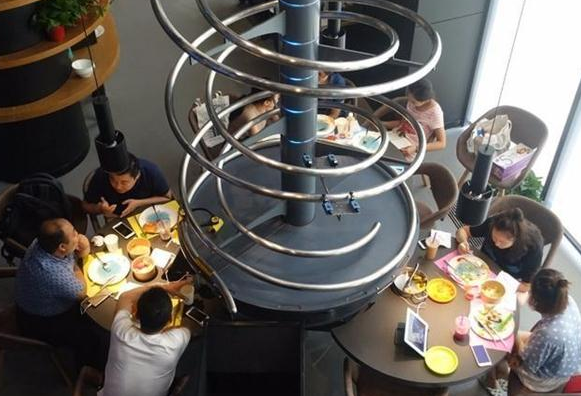 北京失重餐廳天天爆滿，但除了傳菜帶別無亮點