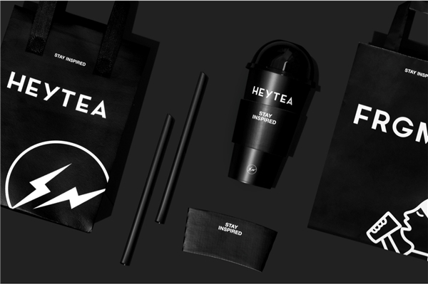 喜茶上新全新升級「黑TEA」酷黑提莓，延續(xù)藤原浩黑色靈感|餐飲界