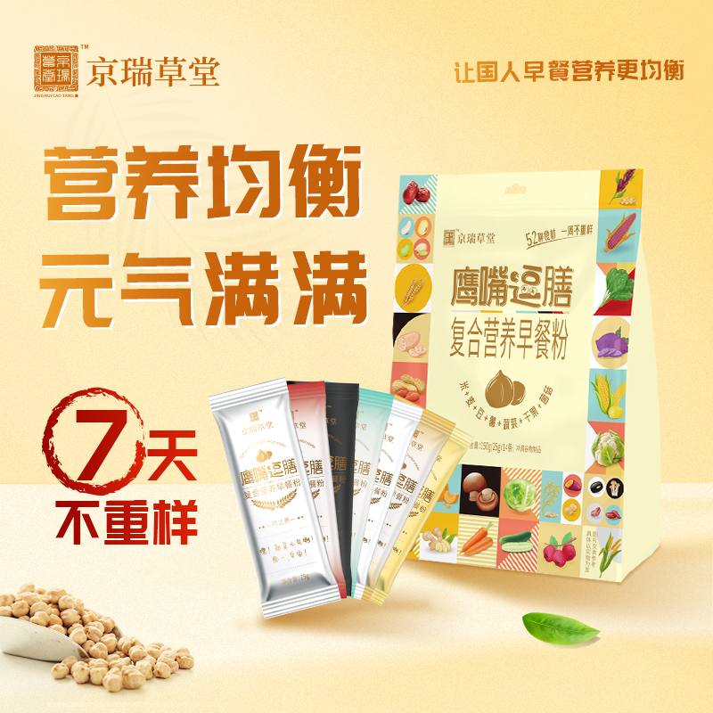 健康，從優(yōu)質(zhì)的早餐開始 ——京瑞草堂鷹嘴逗膳復(fù)合營養(yǎng)早餐粉新品上市|餐飲界