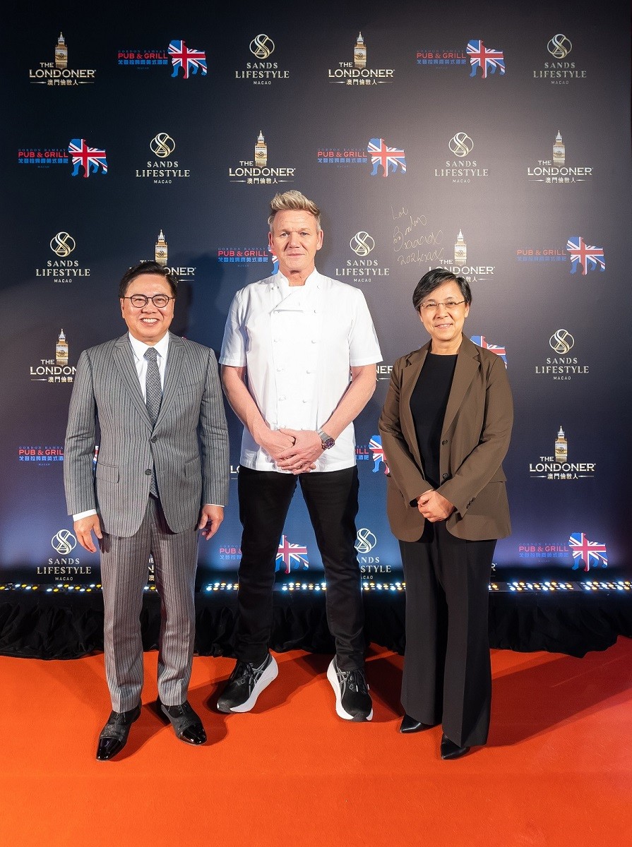 傳奇星廚Gordon Ramsay到訪澳門(mén)倫敦人“戈登拉姆齊英式酒吧”